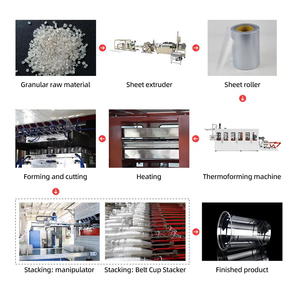 Fully Automatic Plastic Cup Thermoforming Machine best